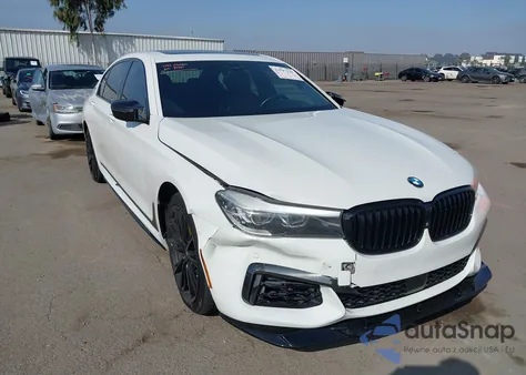 2017 BMW 740E xDrive Iperformance from USA, damaged, VIN WBA7J2C33HG497798